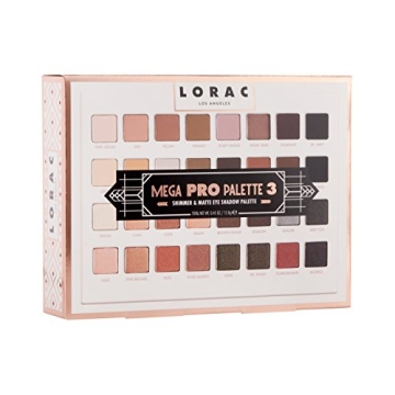LORAC Mega PRO Eyeshadow Palette with 32 Shades