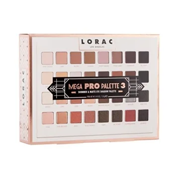 LORAC Mega PRO Eyeshadow Palette with 32 Shades