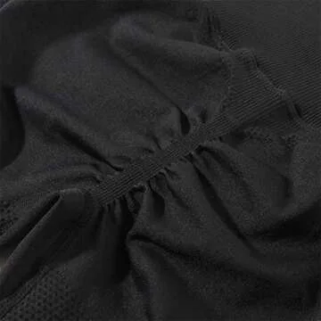 SUUKSESS Women Seamless Butt Lifting High Waisted Leggings Ombre Contour Yoga Pants (Black, S)