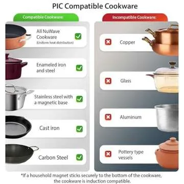 Nuwave Precision Induction Cooktop Gold, 12” Shatter-Proof Ceramic Glass Surface, Large 8” Heating Coil, Portable, 51Temp Settings 100°F to 575°F, 3 Wattage Settings 600, 900, and 1500 Watts