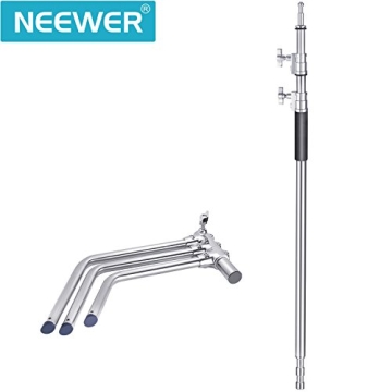 Neewer Stainless Steel Heavy Duty C-Stand, Adjustable 5-10ft