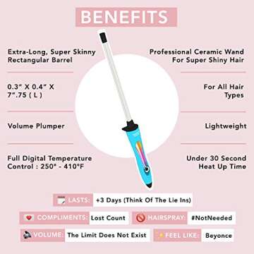 Chopstick Styler Long Curling Wand for Perfect Curls