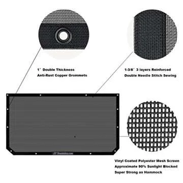 Shadeidea Sun Shade for Jeep Wrangler JL 2018-2023
