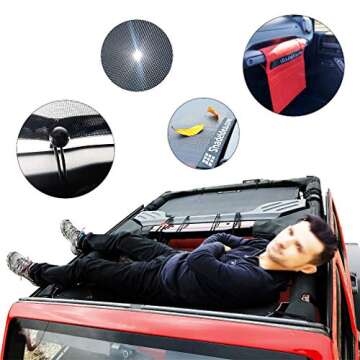 Shadeidea Sun Shade for Jeep Wrangler JL 2018-2023