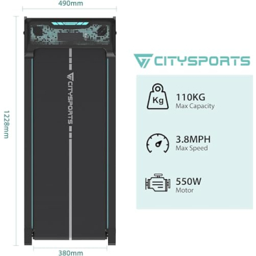 CITYSPORTS Ultra-Thin Walking Pad Portable Treadmill