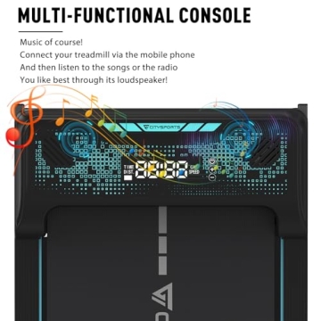 CITYSPORTS Ultra-Thin Walking Pad Portable Treadmill