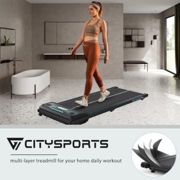 CITYSPORTS Ultra-Thin Walking Pad Portable Treadmill