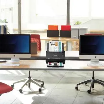 Epson Workforce ES-500W II Wireless Color Duplex Desktop Document Scanner for PC and Mac, with Auto Document Feeder (ADF) and Scan from Smartphone or Tablet