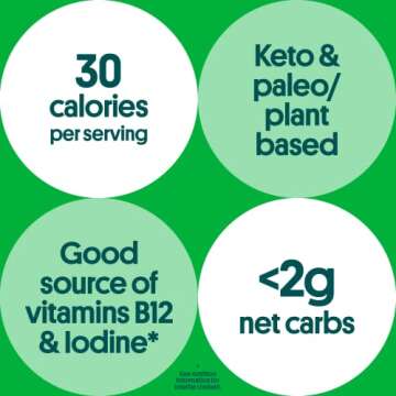 Gimme Seaweed Organic Premium Roasted Seaweed Snacks, Wasabi Flavor, 12 Packs - Keto, Vegan, Gluten-...