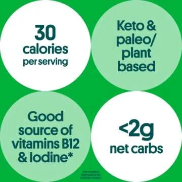 Gimme Seaweed Organic Premium Roasted Seaweed Snacks, Wasabi Flavor, 12 Packs - Keto, Vegan, Gluten-...