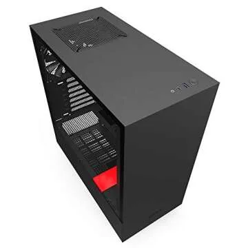Compact NZXT H510 ATX Gaming Case with USB Type-C