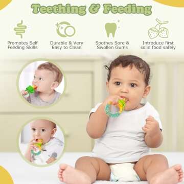 Baby Fruit Feeder & Breastmilk Popsicle Molds - WAJIAYON