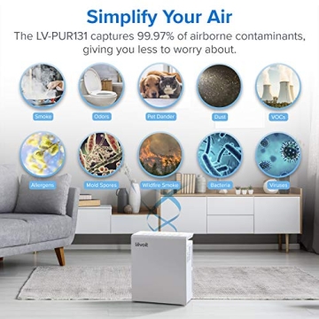 LEVOIT Air Purifiers for Home Large Room with Smart Features