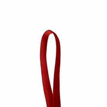 QIANF Vintage Red Velvet Ribbon, 3/8 Inch X 25Yd