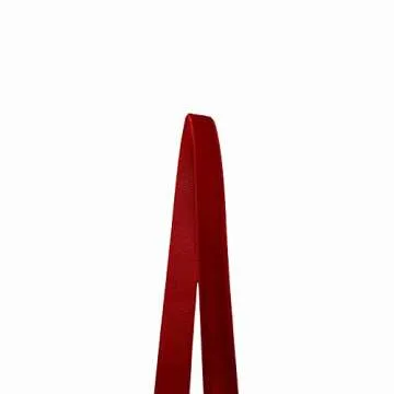 QIANF Vintage Red Velvet Ribbon, 3/8 Inch X 25Yd