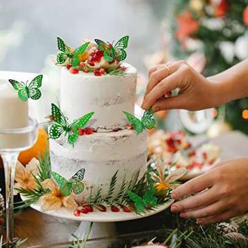 SAOROPEB 3D Butterfly Wall Decor - 48 Pcs, 4 Styles, 3 Sizes, Removable Stickers for Birthdays & Parties