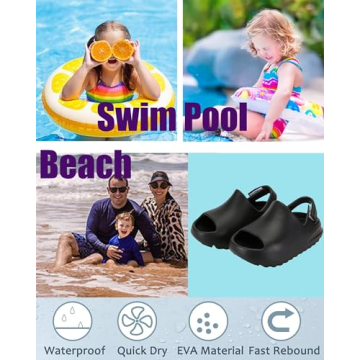 Guwada Toddler Little Kids Summer Slides Sandals