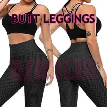 AIMILIA Butt Lifting Anti Cellulite Leggings for Women TIK Tok High Waisted Yoga Pants Workout Tummy...