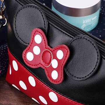 yiwoo Cute Cartoon Leather Makeup Handbag - 2 Pack