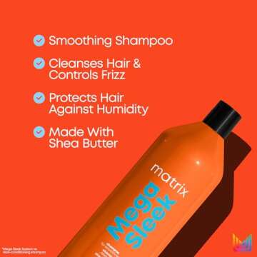 Matrix Mega Sleek Shampoo & Conditioner for Frizz-Free Hair