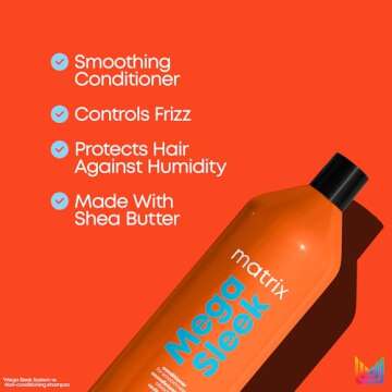 Matrix Mega Sleek Shampoo & Conditioner for Frizz-Free Hair