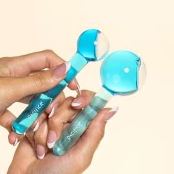 Pacifica Ice Roller Cryo Globes for Cooling Facial Therapy