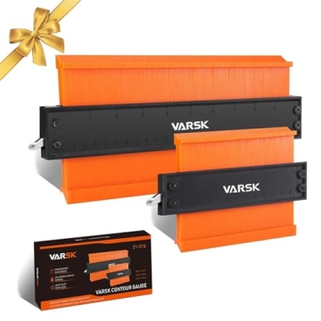 VARSK Contour Gauge Tool with Lock - Essential DIY & Woodworking Tool 5+10 Inch