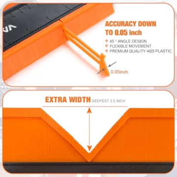 VARSK Contour Gauge Tool with Lock for DIY Projects