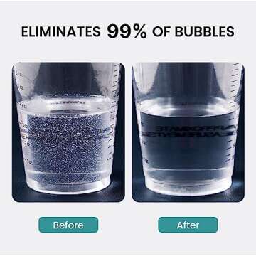 Resiners Resin Bubble Remover, Quickly Remove Bubble Within 9 Mins, 95kPa Vacuum Degassing Chamber, ...