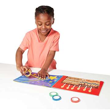 Melissa & Doug Skill-Building Activity Pad 3 Pack -Scissor Skills, Tape Activities, Dry-Erase Fun