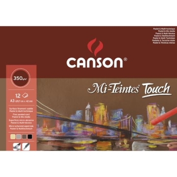 Canson Drawing Paper Mittant Touch Pad A3 005-425 - Versatile Art Paper for All Mediums