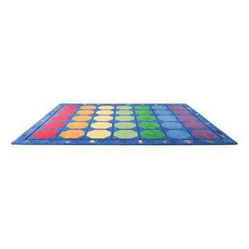 Sprogs Kids Alphabet Seating Rug - Rectangle, 7' 6" W x 12' L, SPG-FE601-44A-SO