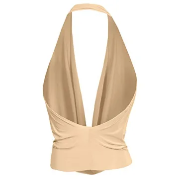 J. LOVNY Lightweight Sexy Halter Top for Women S-3XL