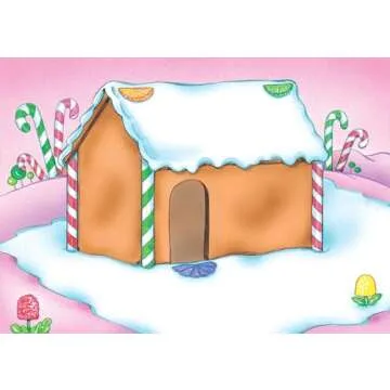 Gingerbread House Sticker Book for Kids Holiday Fun