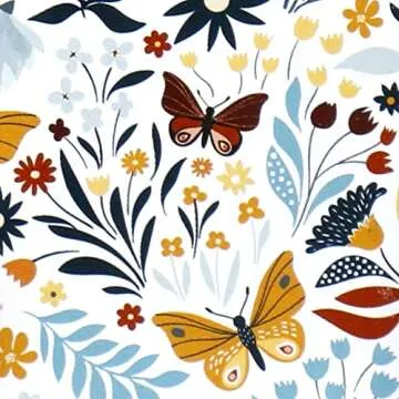 SINGER Sewing Kit in Butterfly Floral Storage Bag with 30 Pcs Sewing Supplies for Emergency, Clothing Repair, Travel, Dormroom