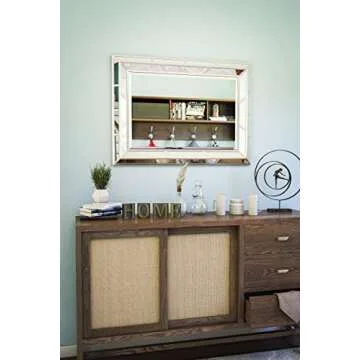 Kenroy Home Lens Mirrors, Medium, Silver