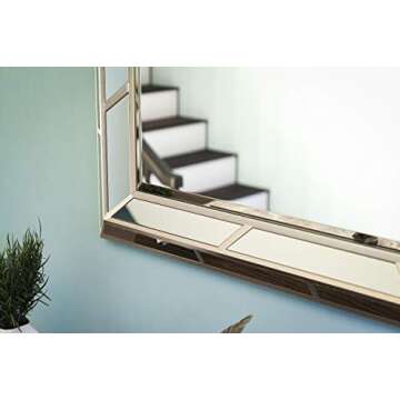 Kenroy Home Lens Mirrors, Medium, Silver