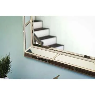 Kenroy Home Lens Mirrors, Medium, Silver