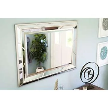 Kenroy Home Lens Mirrors, Medium, Silver