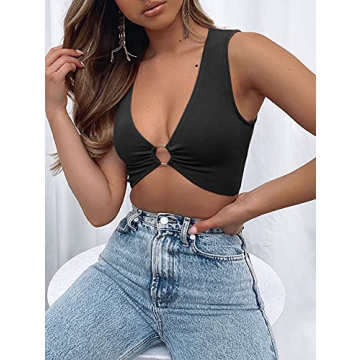 Trendy AEVZIV Sexy Crop Tops for Stylish Confidence