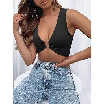 Trendy AEVZIV Sexy Crop Tops for Stylish Confidence