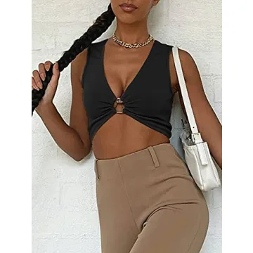 Trendy AEVZIV Sexy Crop Tops for Stylish Confidence