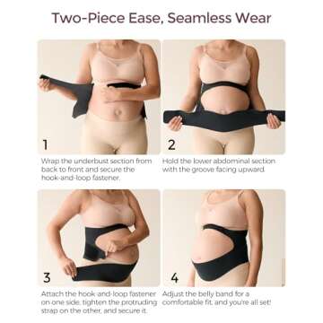 Momcozy Pregnancy Belly Band: Luxurious Support for Moms