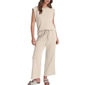 Trendy SAMPEEL Two Piece Set for Women - Summer Cruise Ready