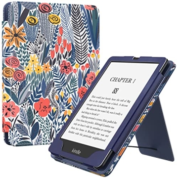 MoKo Case for 6.8" Kindle Paperwhite, Stylish PU Leather Cover with Hand Strap and Auto-Wake/Sleep