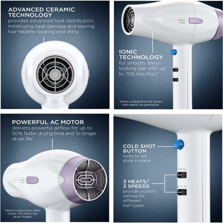 INFINITIPRO 1875 Watt Ceramic Hair Dryer