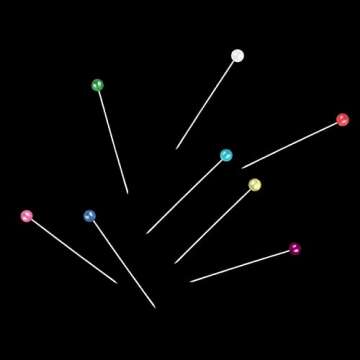 600 PCS Pearlized Ball Head Sewing Pins for Crafts