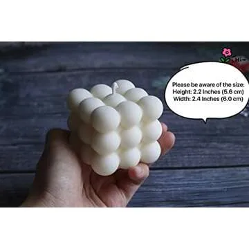 Brighter Sky Bubble Candle, Natural Soy Wax, Rose Scent