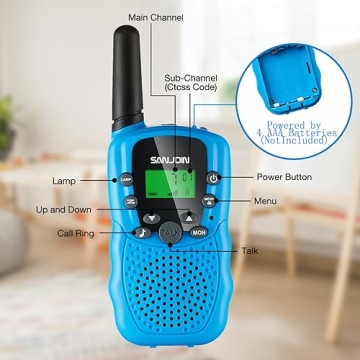 Exciting Walkie Talkies for Kids 4-8 with 3 Miles Range