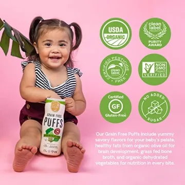 Serenity Kids Nutritious Gluten-Free Baby Snack Puffs